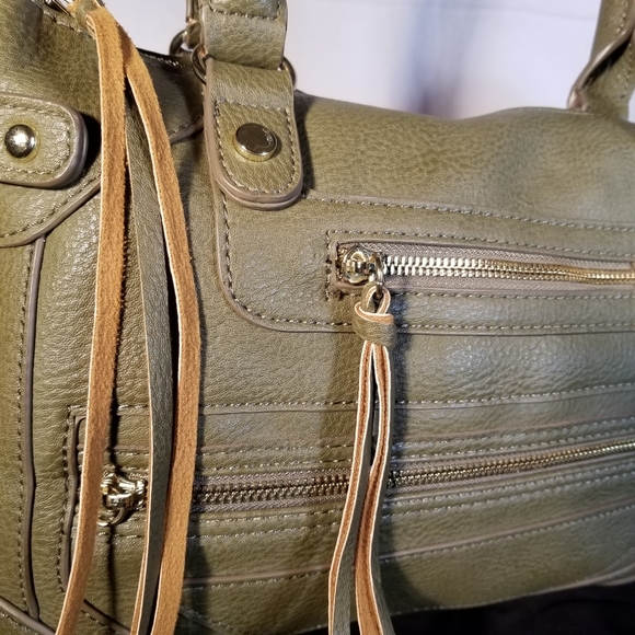 Charming Charlie Olive Handbag - Picture 8 of 16